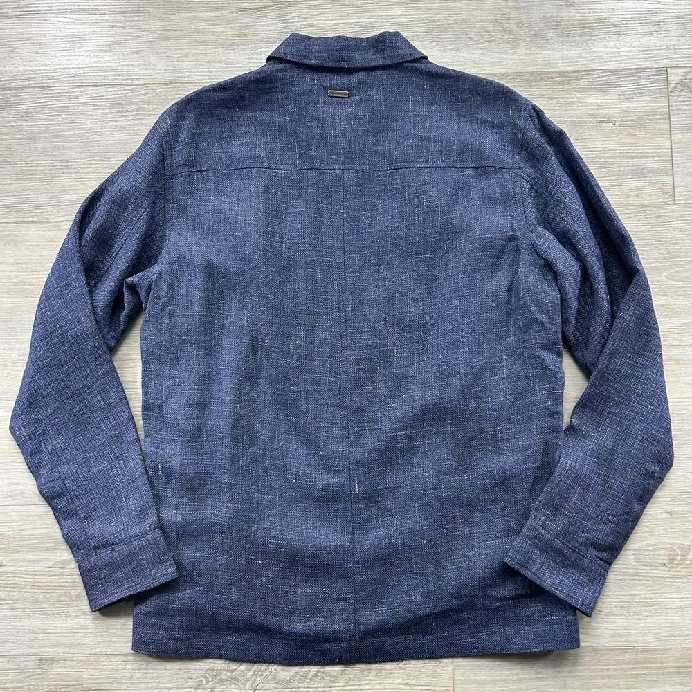 NWT Rodd & Gunn Small The Cascades Bluestone Linen Wool Blend Shirt‎ Jacket